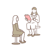 医師による結果説明